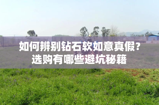 如何辨别钻石软如意真假？选购有哪些避坑秘籍